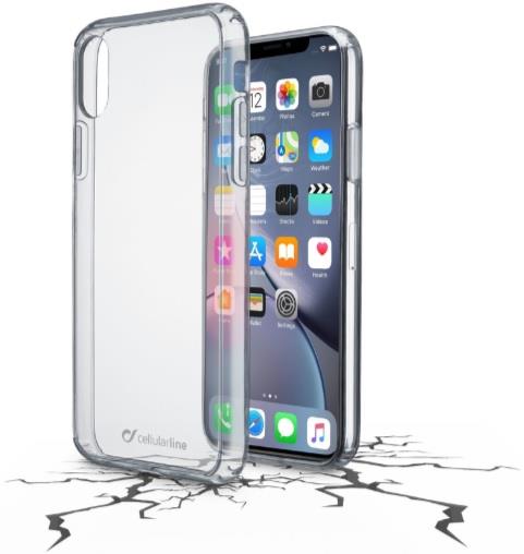 CELLULARLINE Custodia cover per iPhone XS Cellular Line Clear Duo trasparente